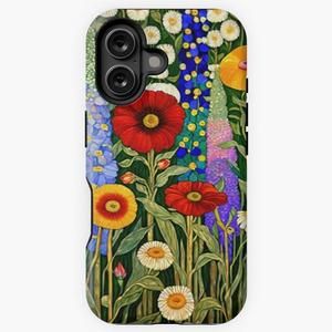 Gustav Klimt Flower Garden Iphone Case